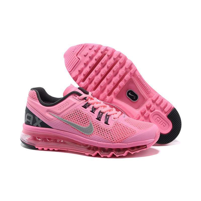 耐克nike 2013年新款 女子全掌气垫跑步鞋 灰粉006 38码