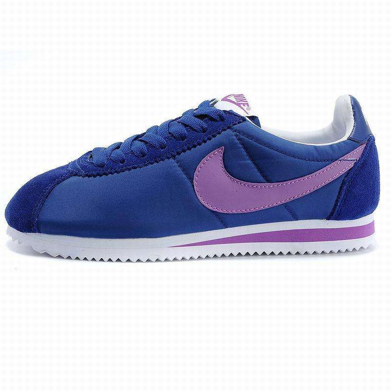 NIKE耐克正品女鞋 cortez阿甘鞋 轻质跑步鞋 457226-406 深蓝紫白 39码