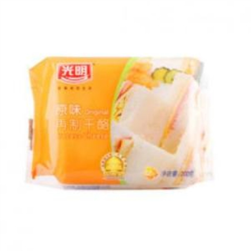 光明原味再制干酪片100g