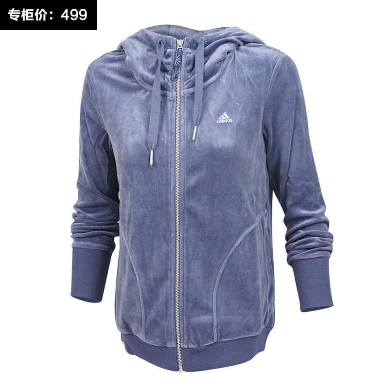 adidas 阿迪达斯 女子茄克外套 G89376 G89377 G89378青紫色 M