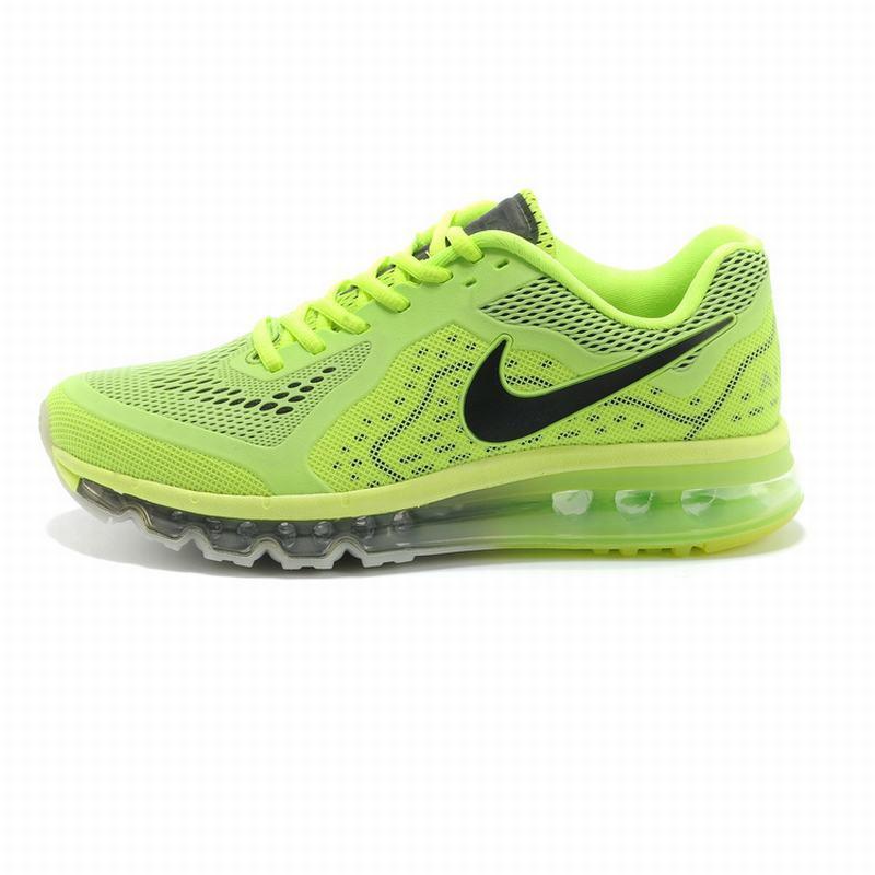 ike耐克男鞋正品新款运动鞋AIR MAX 2014气垫跑步鞋 青绿701 44码