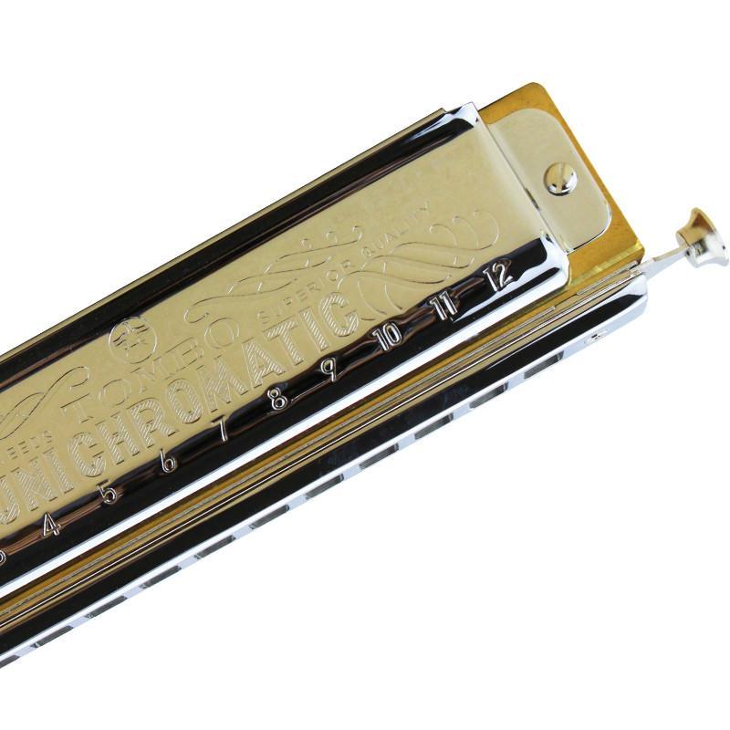 日本乐器通宝 tombo unichromatic 高级演奏12孔半音阶口琴 1248高清