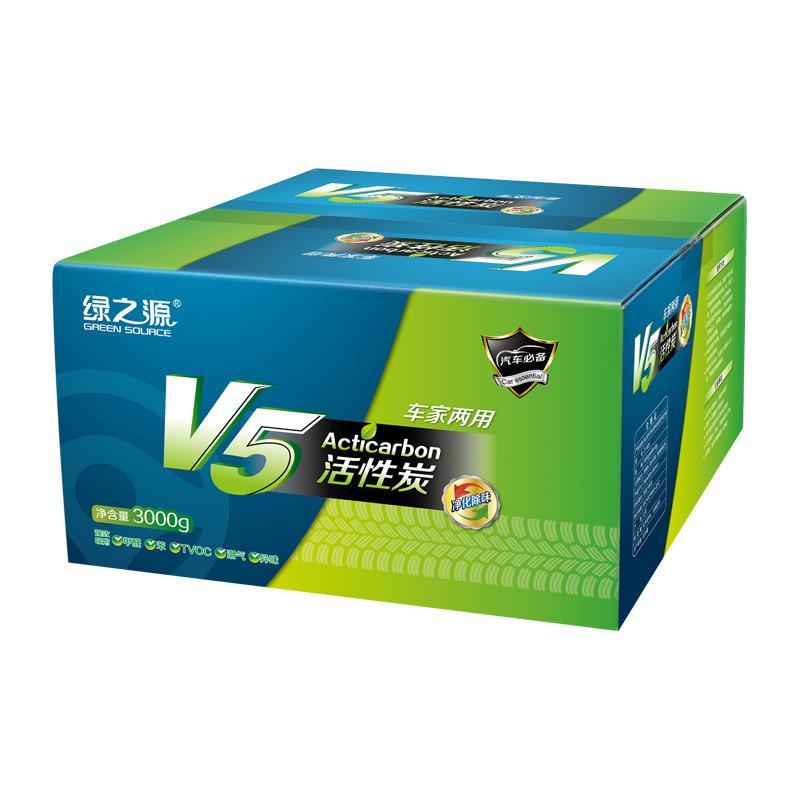 绿之源V5净化除味车家两用活性炭3000g