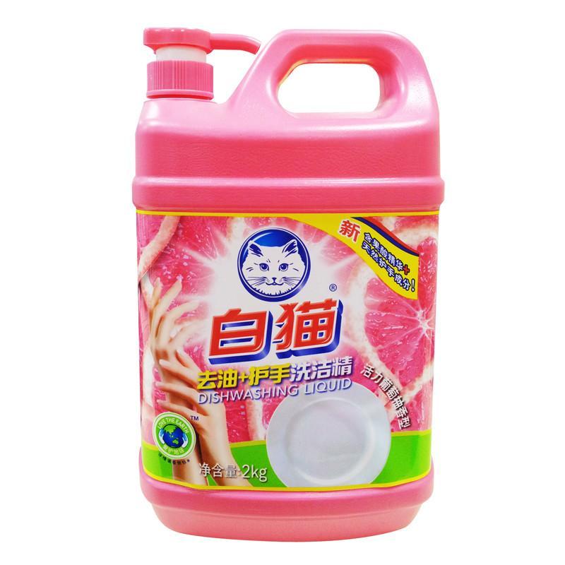 白猫弱酸护手洗洁精2kg