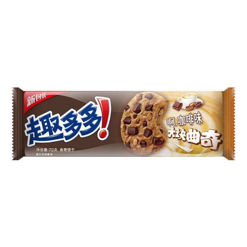 趣多多大块巧克力味系列曲奇浓醇咖啡味72g