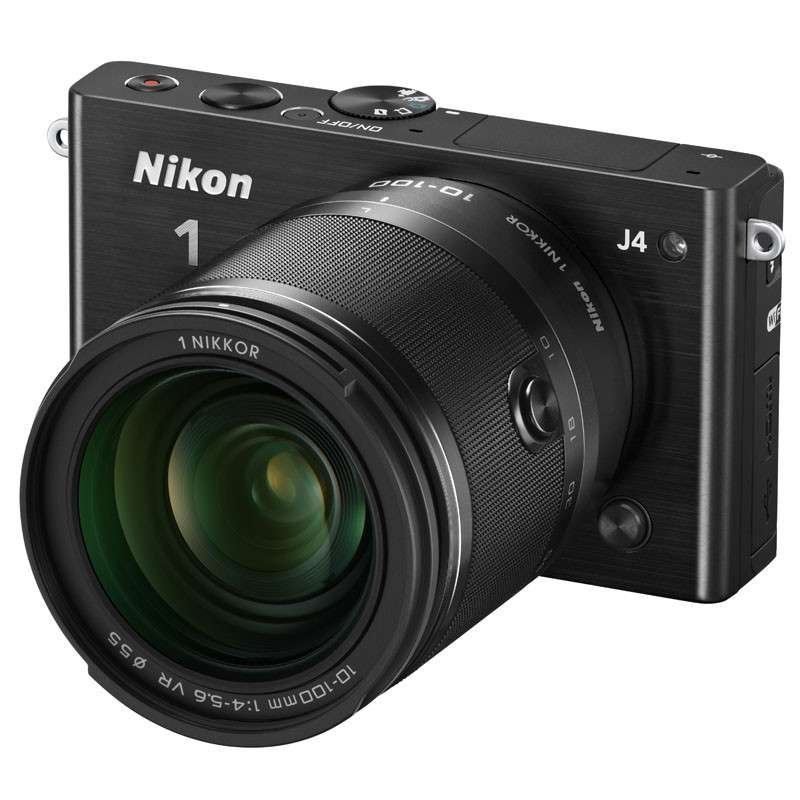 尼康(Nikon) 可换镜数码相机 J4 10-100mm 黑色