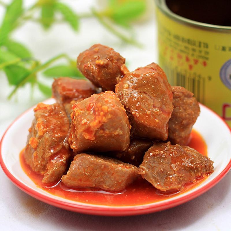 古龙五香肉丁罐头142g老口味食品厦门人最爱高清实拍图