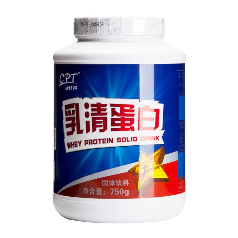 康比特 乳清蛋白 750克（香草味） 蛋白粉 乳清蛋白粉 增肌粉 健肌粉 蛋白质粉 优质浓缩蛋白