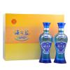 洋河(YangHe) 蓝色经典 海之蓝52度 礼盒装白酒 480ml*2瓶口感绵柔浓香型