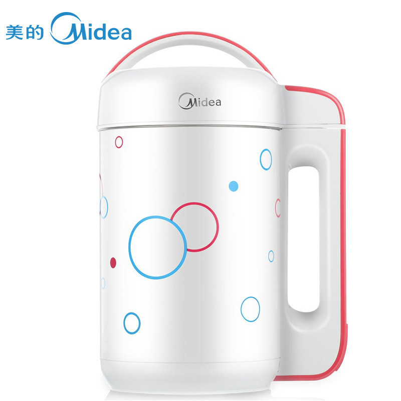 美的(Midea)WDE12F43无网研磨 内壁全钢 豆浆机 白色