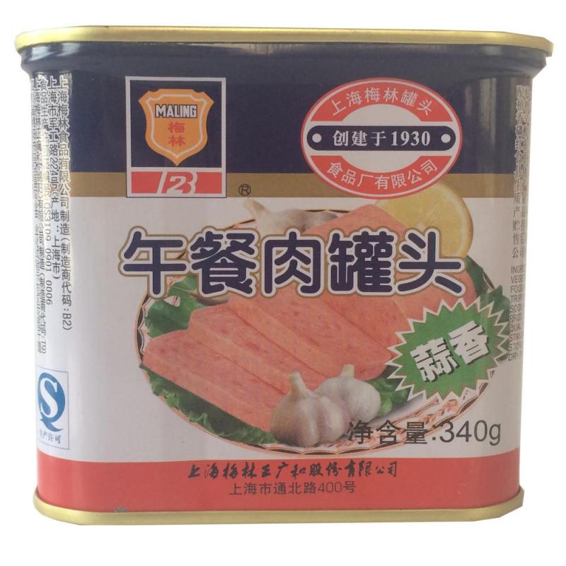 梅林蒜香午餐肉340g