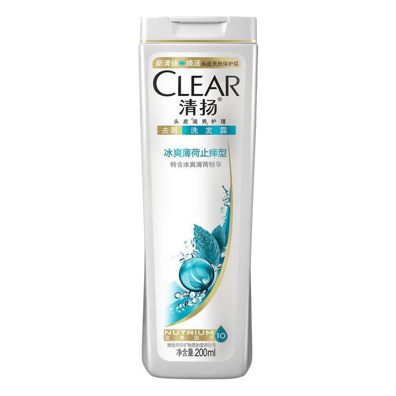 清扬去屑洗发露冰爽薄荷止痒型200ml