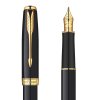 派克(PARKER)卓尔纯黑丽雅金夹墨水笔