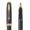 PARKER/派克 卓尔磨砂黒杆金夹宝珠笔 签字笔