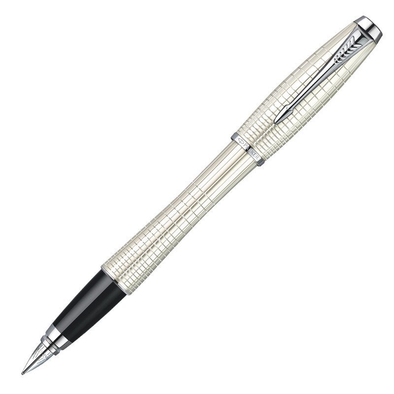 PARKER/派克 都市珍珠白格子纹墨水笔 钢笔 礼品笔