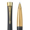 PARKER/派克 都市磨砂黑杆金夹原子笔 圆珠笔 商务笔 礼品笔