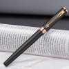 PARKER/派克 精英松烟墨玫瑰金夹超滑笔 签字笔 礼品笔