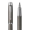 PARKER/派克 IM金属灰格子纹墨水笔 钢笔