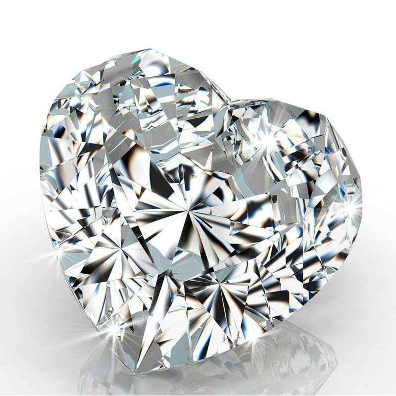 珂兰钻石 50分g色si1净度心形裸钻 定制产品联系在线客服