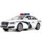 儿童玩具合金车回力警车 儿童玩具警车原厂授权1:32奥迪A8警车汽车模型 声光男孩玩具