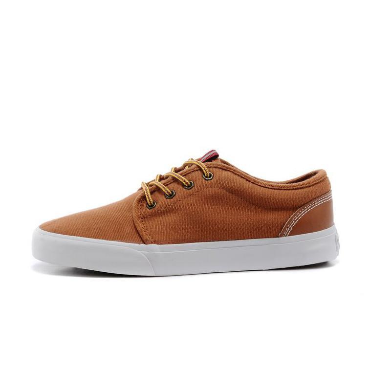 VANS/万斯 男板鞋透气 休闲鞋 潮流低帮运动帆布鞋 棕色 43码