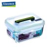 三光云彩(GLASSLOCK) 手提玻璃保鲜盒大容量储物盒1800ml健康环保食物耐热钢化玻璃收纳盒防潮防霉密封盒