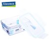 三光云彩(GLASSLOCK)耐热钢化玻璃保鲜盒韩国进口微烤两用饭盒长方形密封防漏便当盒储物盒1020ml