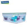 三光云彩(GLASSLOCK)钢化耐热玻璃保鲜盒 饭盒695ml*2韩国进口加厚耐摔饭盒长方形透明便当盒