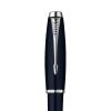 派克(PARKER) 都市深蓝白夹宝珠笔 +笔记本礼盒套装