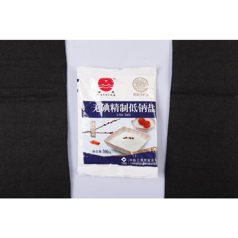 海星未加碘精制低钠盐300g