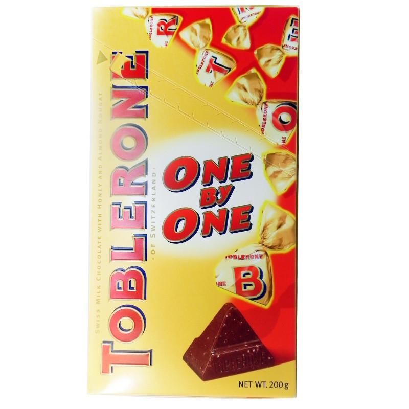 Toblerone 三角迷你牛奶巧克力含蜂蜜及巴旦木糖200g