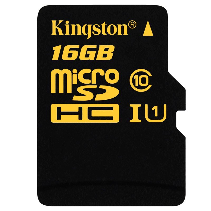 金士顿16G UHS-I U3 Class10(读90写45)TF(MircoSD)存储卡(土豪金)