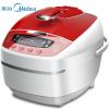 美的（Midea）WSS5065H 独有养生功能智能4.5L韩式方煲电压力锅 红色