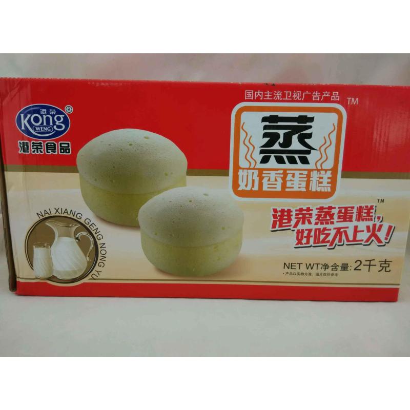 港荣蒸蛋糕奶香味2kg