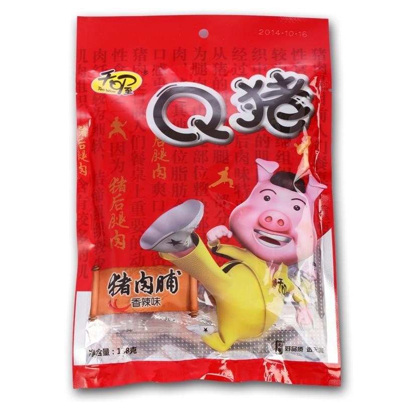 天喔Q猪猪肉脯(香辣)138g