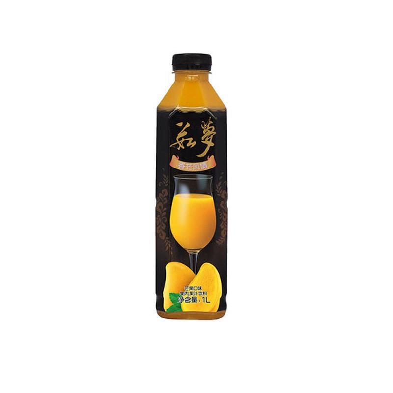 大湖茹梦芒果肉饮料1L