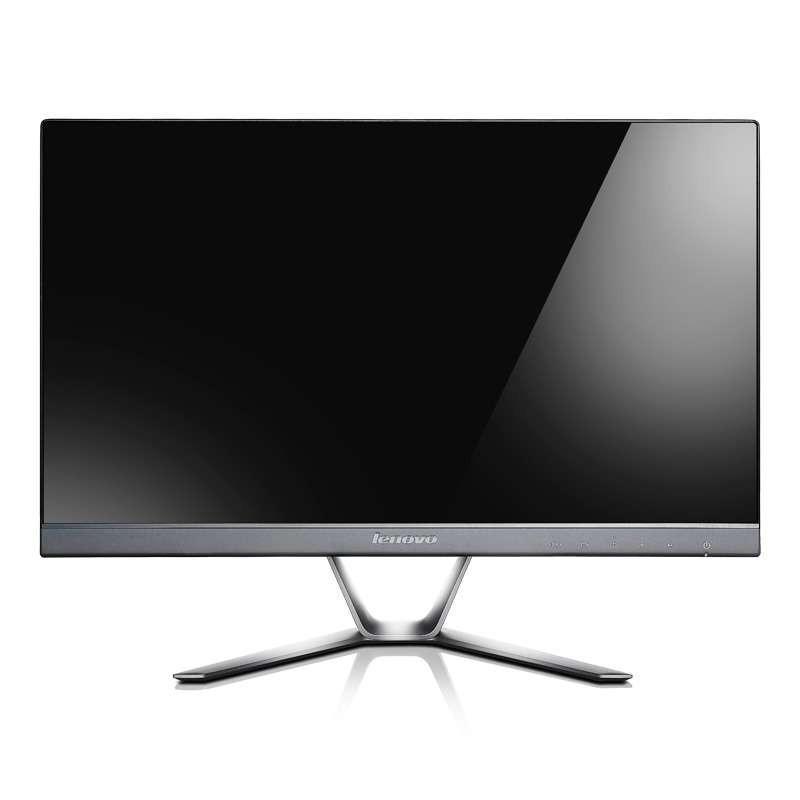 联想超薄无边镜面23英寸IPS LED黑色液晶显示器(LI2323s)(成)