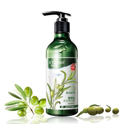 安安金纯橄榄油养发弹力素(柔顺盈亮)260ml 保湿定型直发卷发