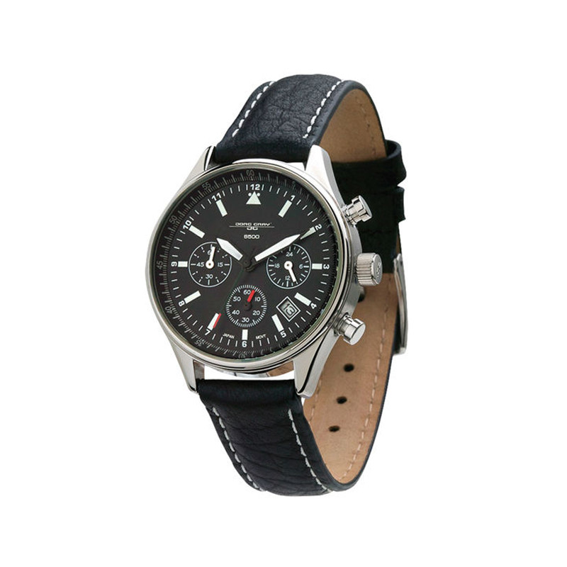 (香港直邮)乔治·格雷 (jorg gray) 石英表 jg6500 黑色高清实拍图