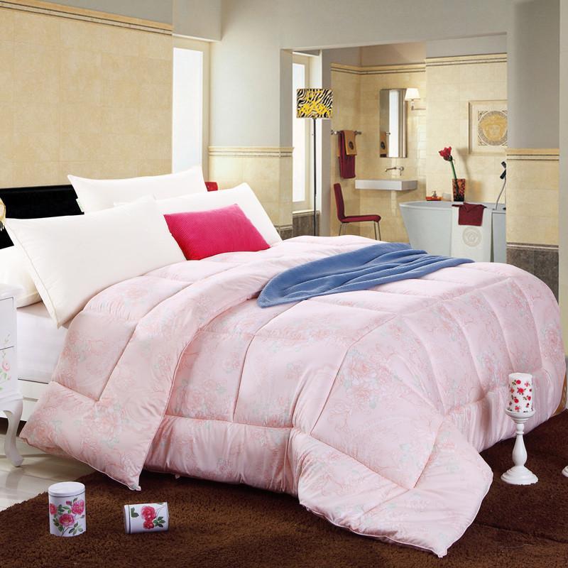 三套车 被子 冬被特价加厚保暖冬天棉被双人单人被芯秋冬绗缝 浅玉 2.