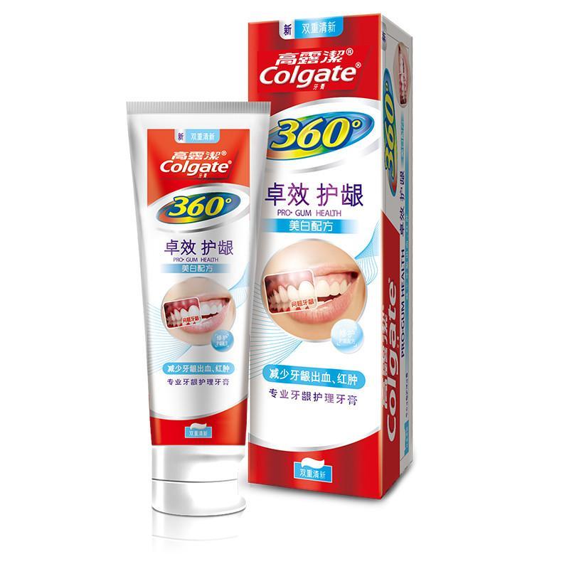 高露洁360卓效护龈美白牙膏90g
