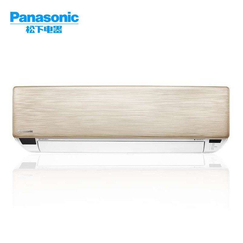 松下(Panasonic) 1.5匹 冷暖变频无氟家用挂机空调 JE13KJ1N香槟金