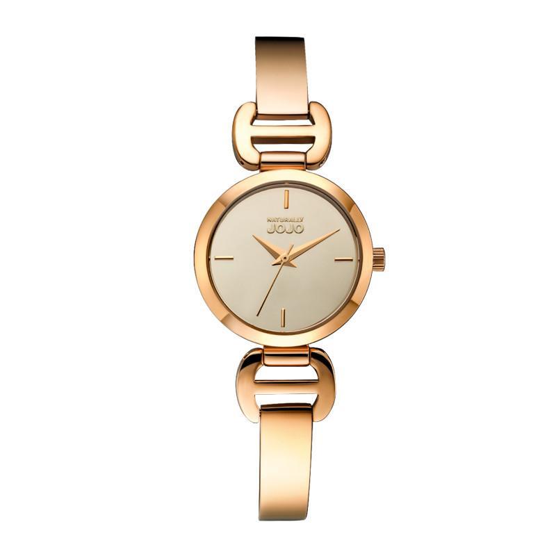 美国jojo手表 金色简约镜面手链女表jo0026