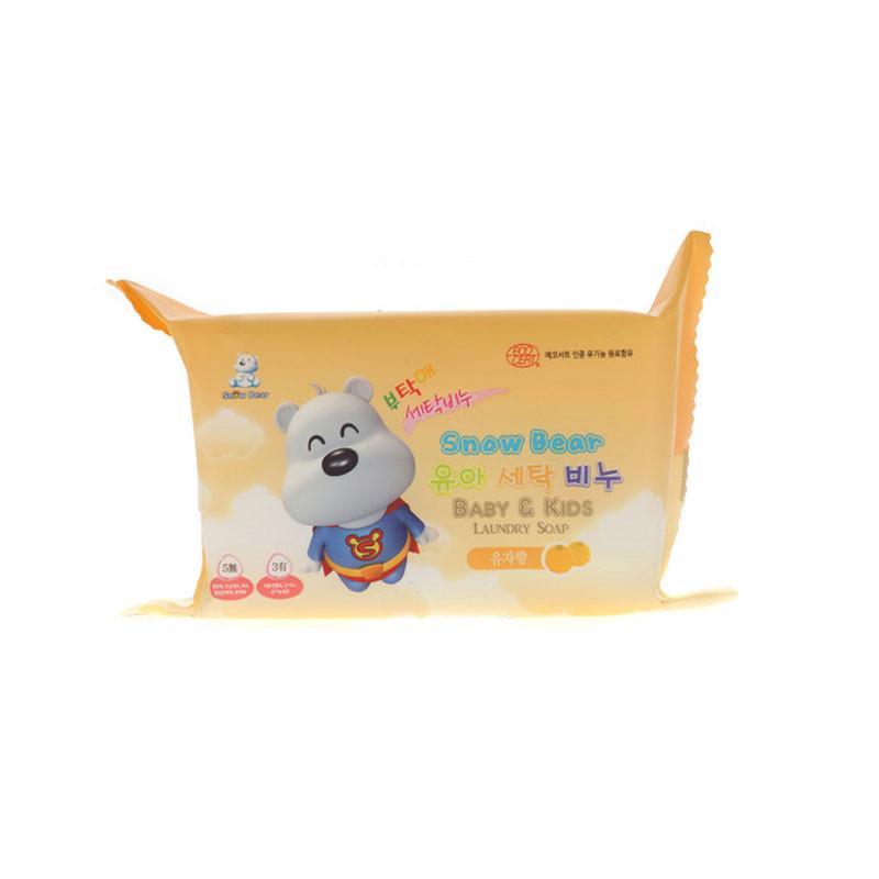 小白熊婴儿洗衣皂（柚子香）200g 09013