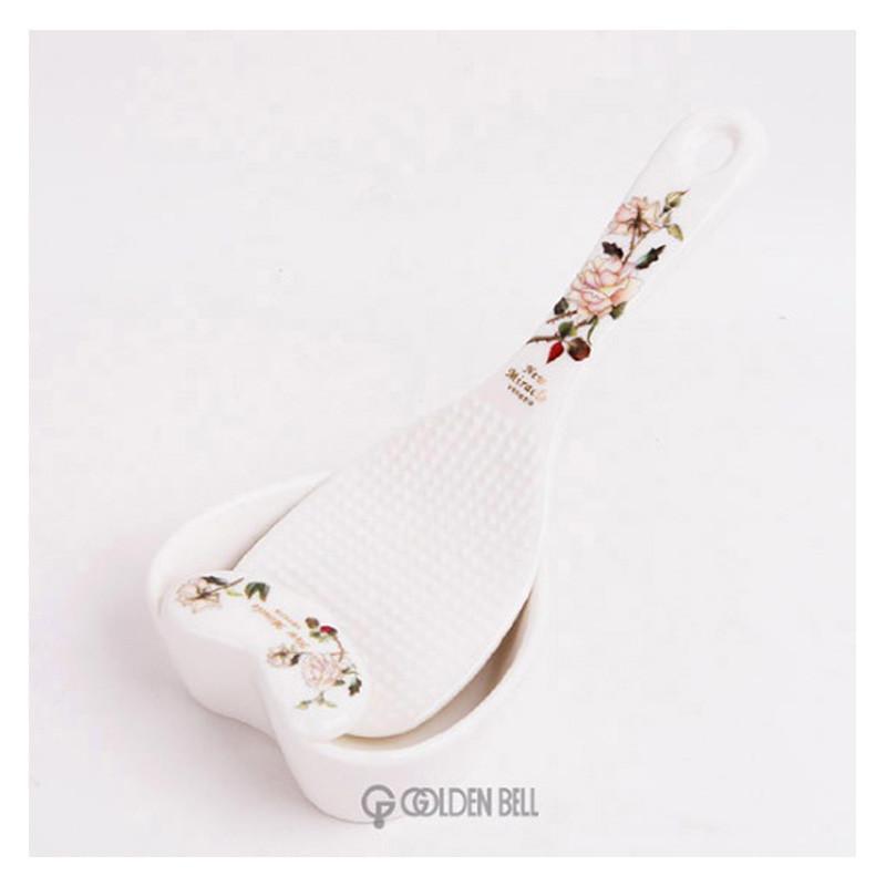 [GOLDERN BELL]奇迹系列灰白色饭勺底托套装 浅灰色