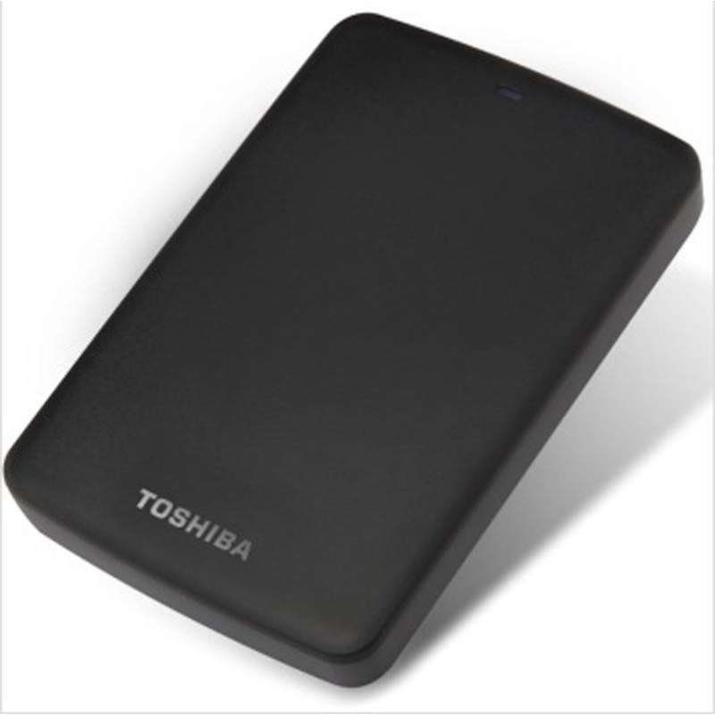 东芝（TOSHIBA）V8 CANVIO高端分享系列500G 移动硬盘 2.5英寸USB3.0经典黑