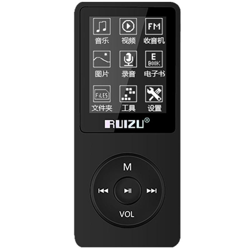 锐族（RUIZU)播放器X02 4G 黑色发烧级高音质无损MP3/MP4