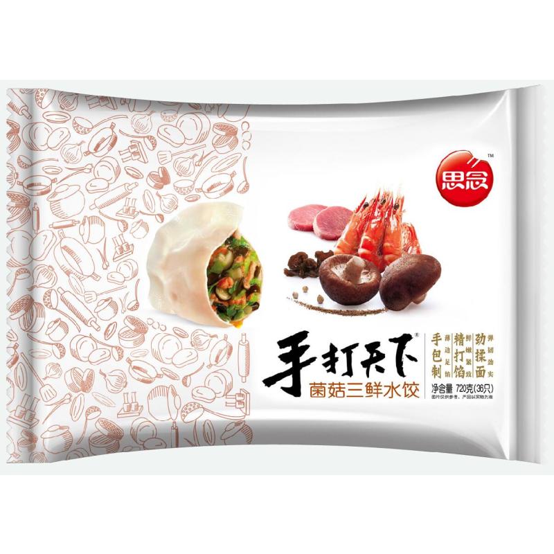 思念手打天下菌菇三鲜水饺1.08kg