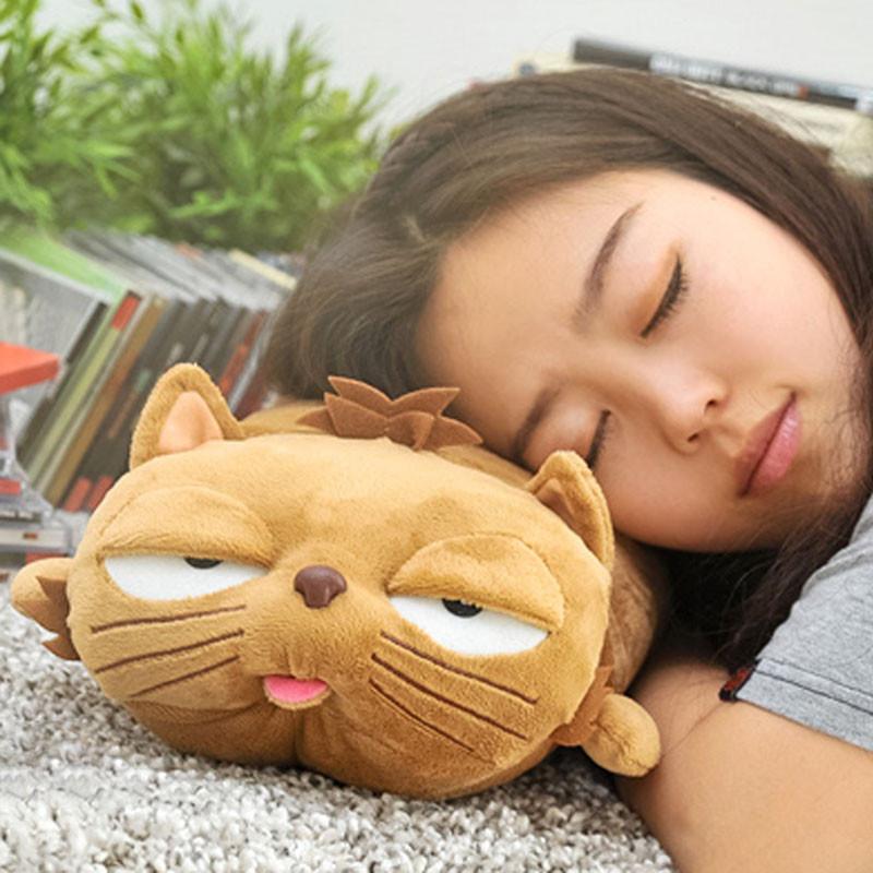 宝诚达 韩国dinga 主君的太阳 大懒猫 大脸猫抱枕毛绒玩具公仔布娃娃
