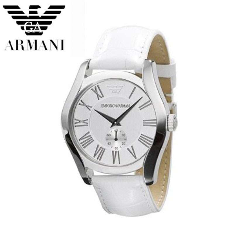 阿玛尼(ARMANI)手表 时尚石英鳄鱼皮纹男士手表AR0696 AR0696